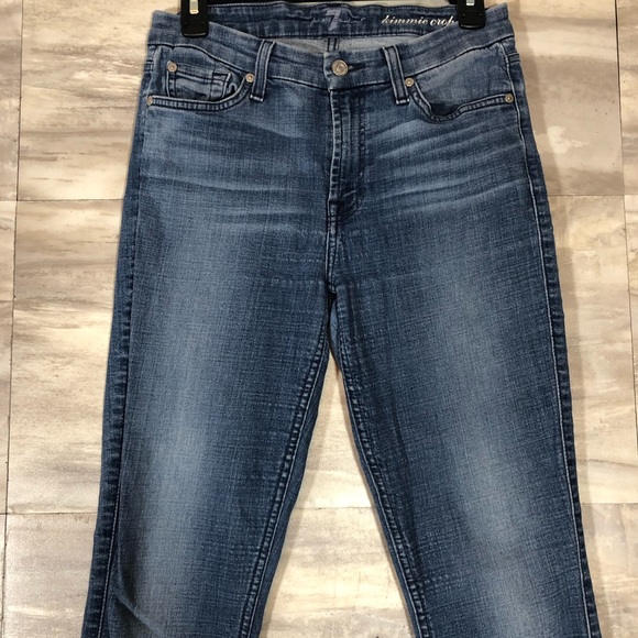 7 For All Mankind Denim - 7 For All Mankind Kimmie Crop Jeans size 28